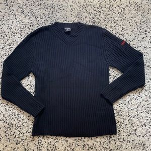 Dark navy blue men’s sweater XL polo jeans co